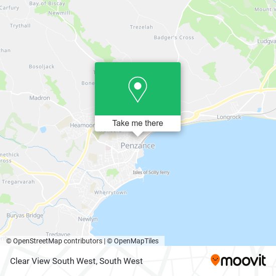 Clear View South West map