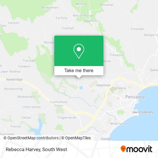 Rebecca Harvey map