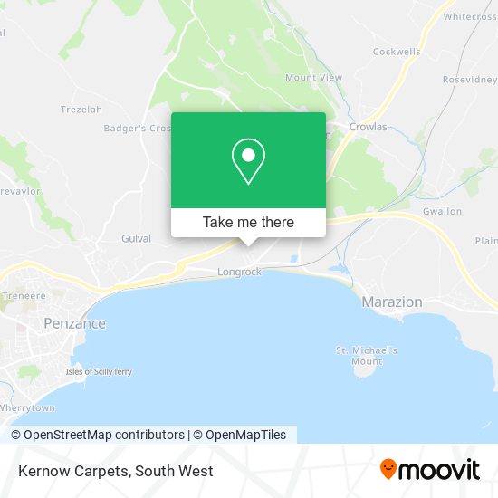 Kernow Carpets map