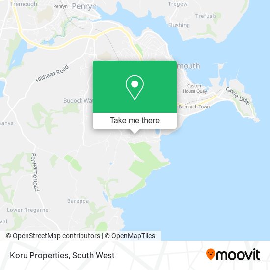 Koru Properties map