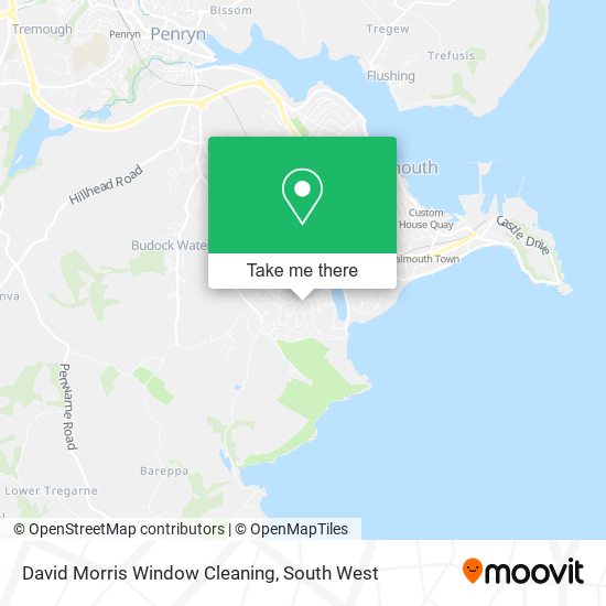 David Morris Window Cleaning map
