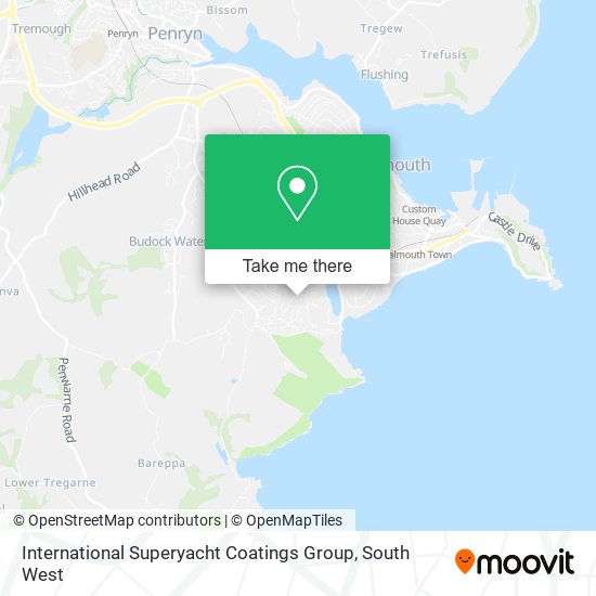 International Superyacht Coatings Group map