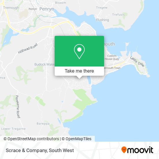 Scrace & Company map