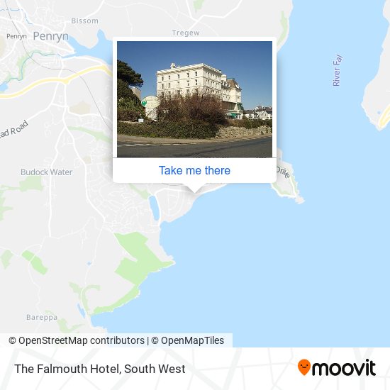 The Falmouth Hotel map