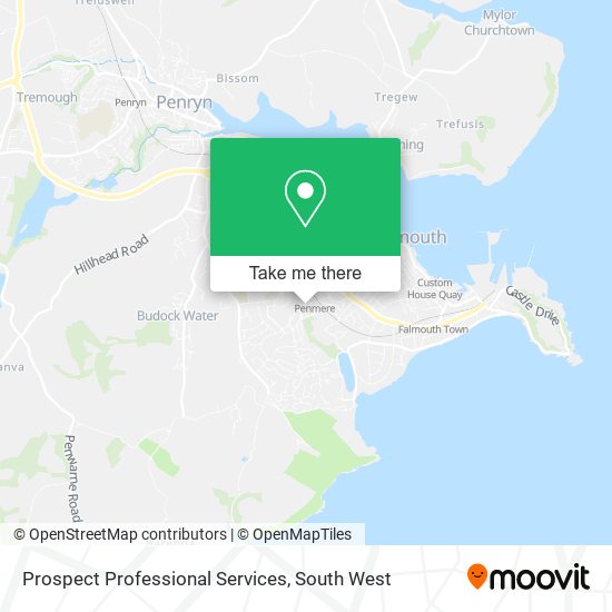 Prospect Professional Services map
