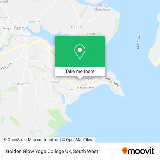 Golden Glow Yoga College Uk map