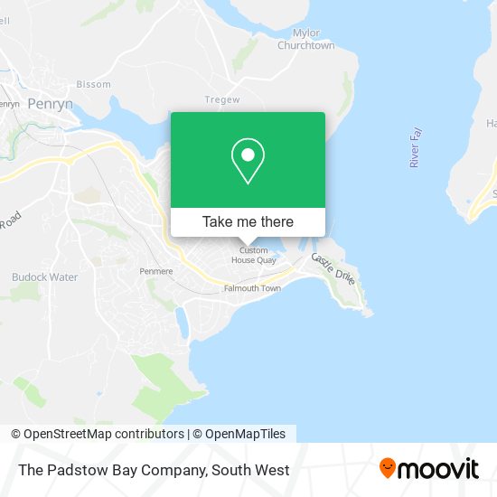 The Padstow Bay Company map