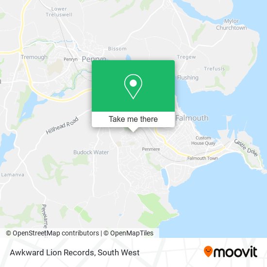 Awkward Lion Records map