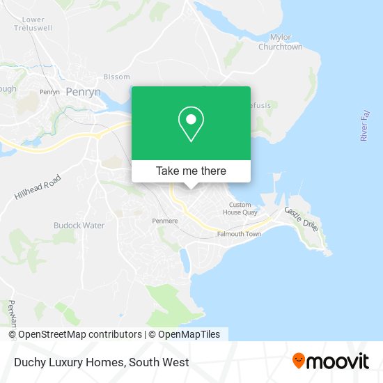 Duchy Luxury Homes map