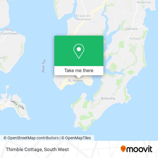 Thimble Cottage map