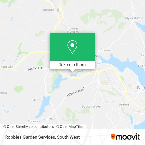 Robbies Garden Services map