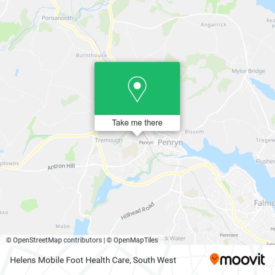 Helens Mobile Foot Health Care map
