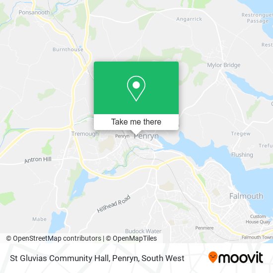St Gluvias Community Hall, Penryn map
