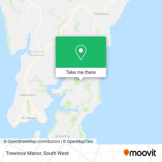 Trewince Manor map