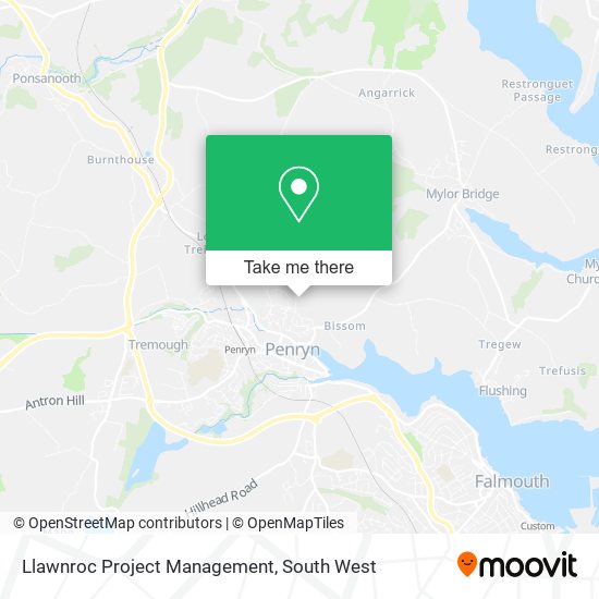 Llawnroc Project Management map