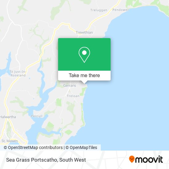 Sea Grass Portscatho map