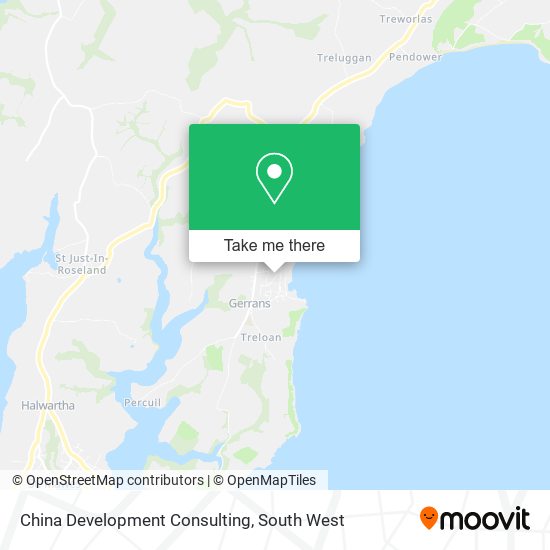 China Development Consulting map