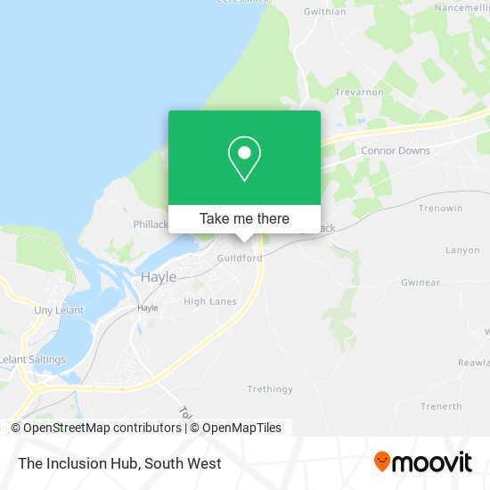 The Inclusion Hub map