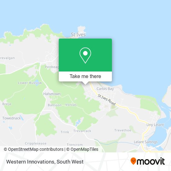 Western Innovations map