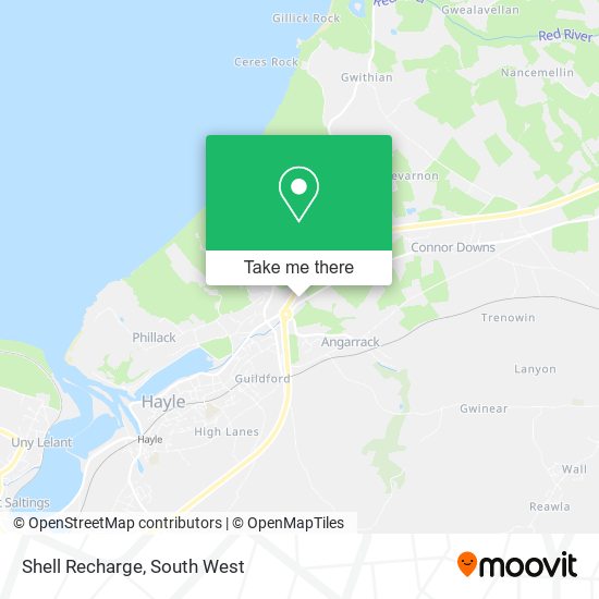 Shell Recharge map