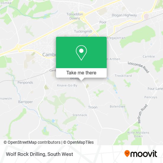 Wolf Rock Drilling map