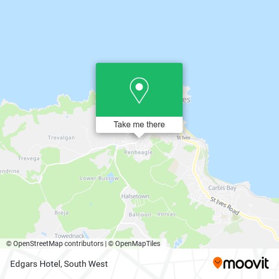 Edgars Hotel map