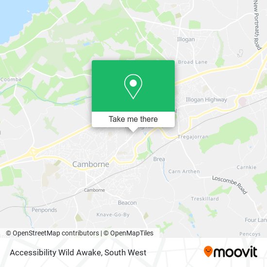 Accessibility Wild Awake map