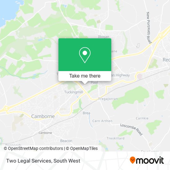 Two Legal Services map