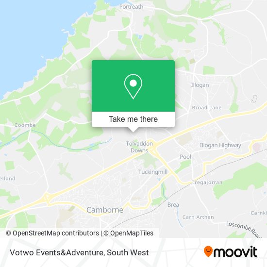 Votwo Events&Adventure map