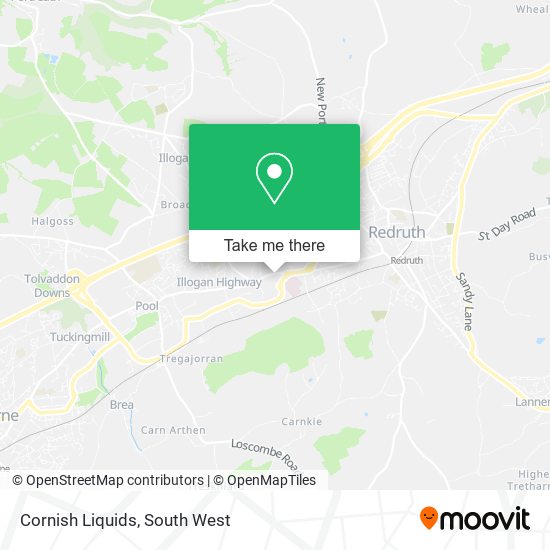 Cornish Liquids map