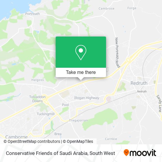 Conservative Friends of Saudi Arabia map