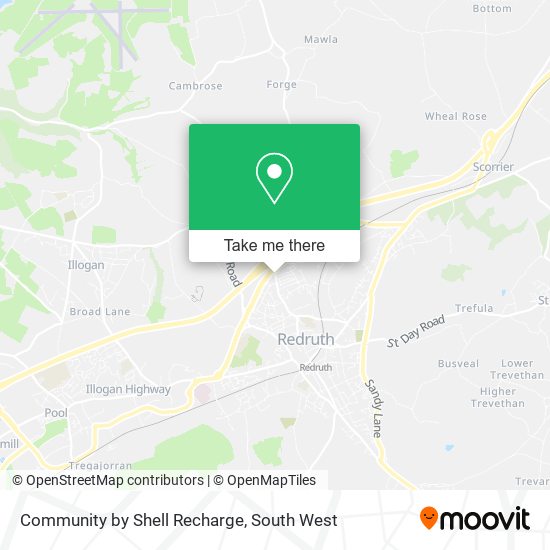 Community by Shell Recharge map