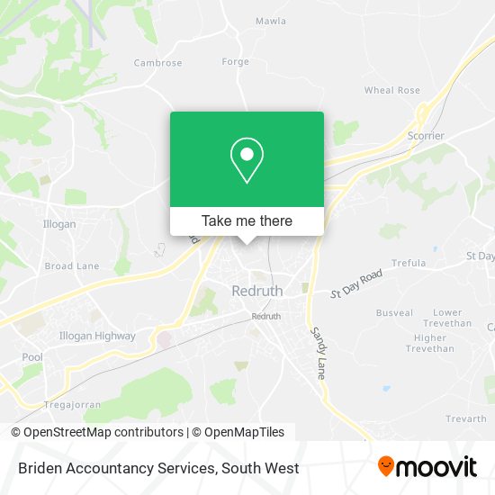 Briden Accountancy Services map