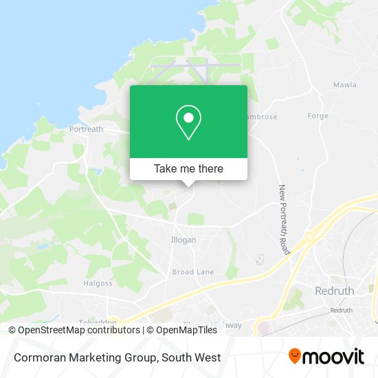 Cormoran Marketing Group map