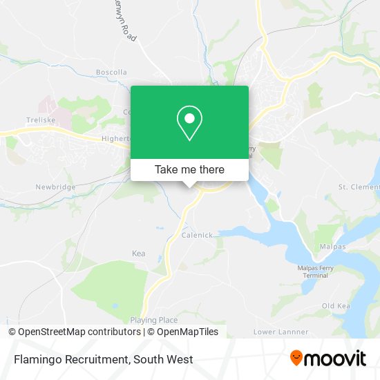 Flamingo Recruitment map
