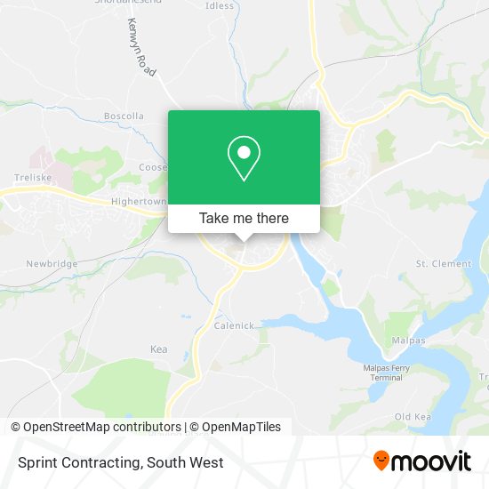 Sprint Contracting map