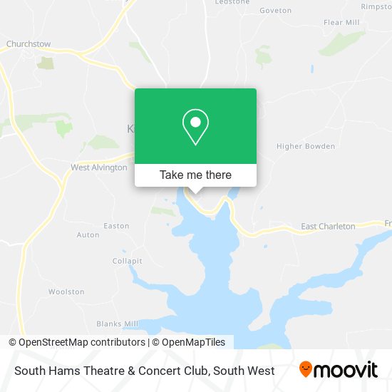 South Hams Theatre & Concert Club map