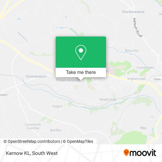 Kernow KL map