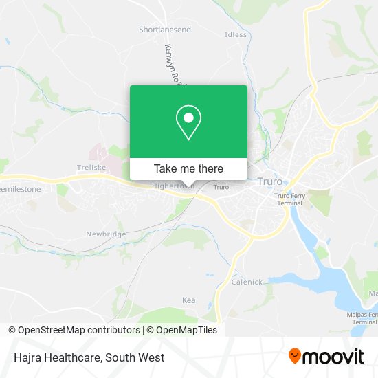 Hajra Healthcare map