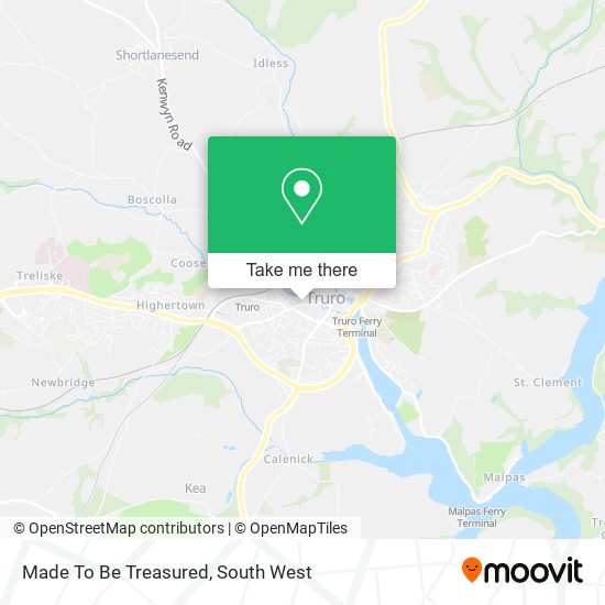 Made To Be Treasured map