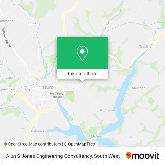 Alun S Jones Engineering Consultancy map