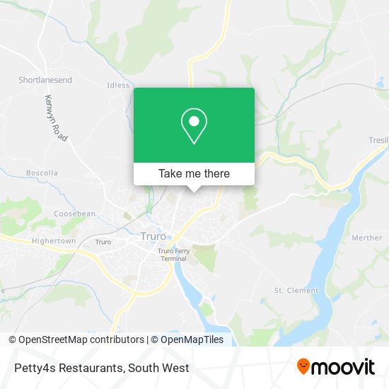 Petty4s Restaurants map
