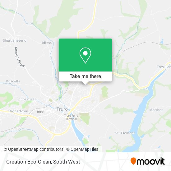 Creation Eco-Clean map