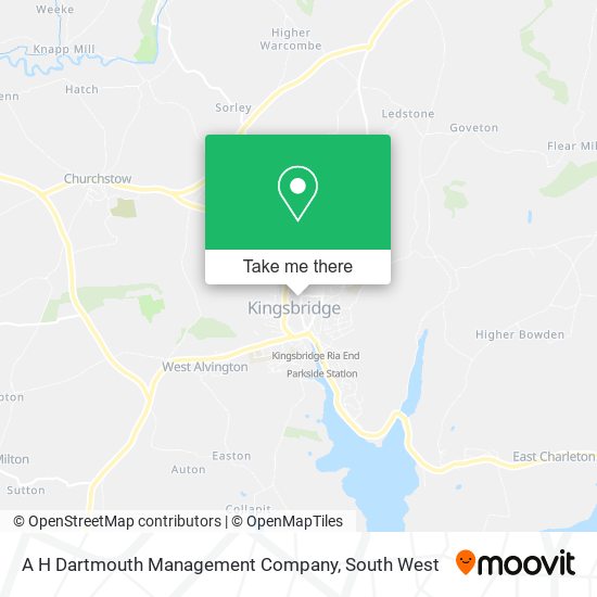 A H Dartmouth Management Company map
