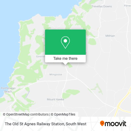The Old St Agnes Railway Station map