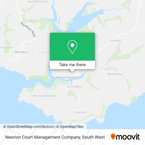 Newton Court Management Company map