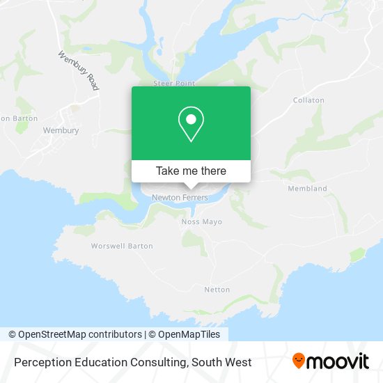 Perception Education Consulting map