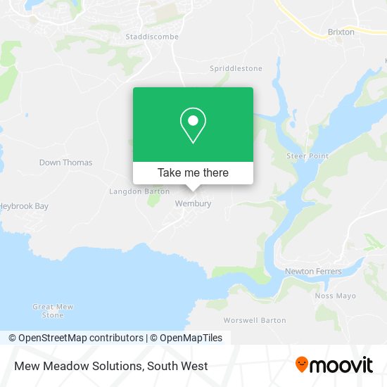 Mew Meadow Solutions map