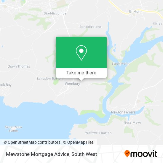 Mewstone Mortgage Advice map