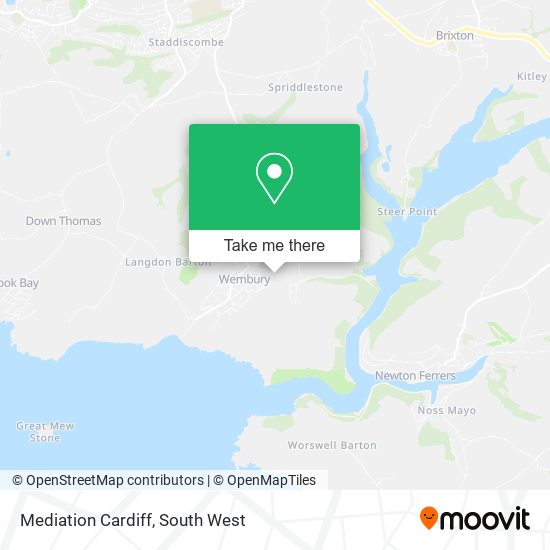 Mediation Cardiff map